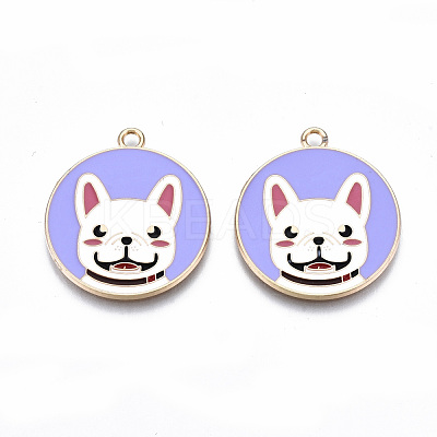 Eco-Friendly Alloy Enamel Pendants ENAM-Q437-055-NR-1