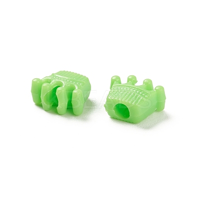 Opaque Acrylic Beads X-SACR-Q195-04-1