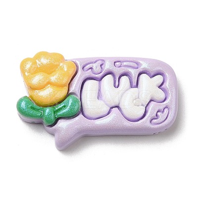 Opaque Resin Cabochons LS-RESI-K026-02A-1