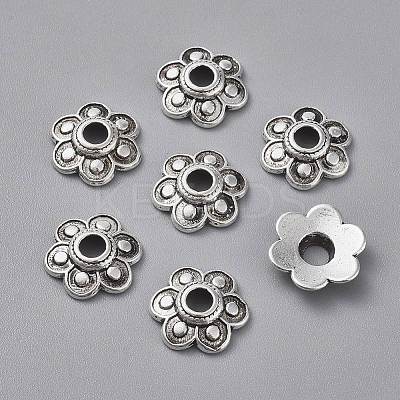 Tibetan Style Alloy Bead Caps LS-LF10362Y-NF-1