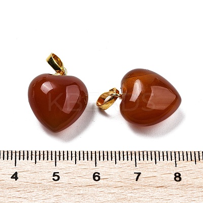 Natural Carnelian Pendants G-J386-H19-G-1