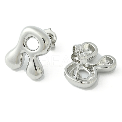 Rack Plating Brass Earrings EJEW-S222-01P-R-1