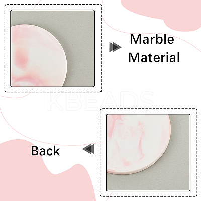 Marble Pattern Porcelain Wax Seal Mats AJEW-WH20007-82B-03-1