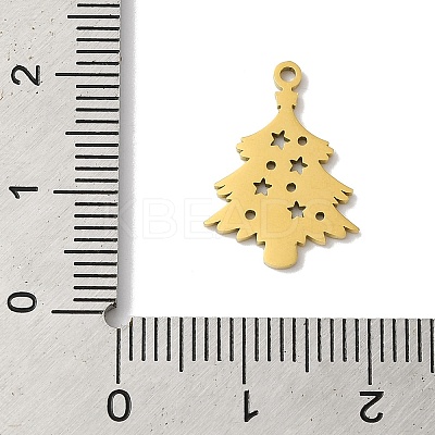 5Pcs Christmas 201 Stainless Steel Pendants LS-STAS-Z068-01G-01-1