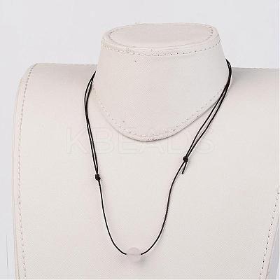 Adjustable Leather Cord Necklaces NJEW-JN01644-1