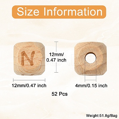 2Bags Wooden Beads WOOD-CJ0001-99-1