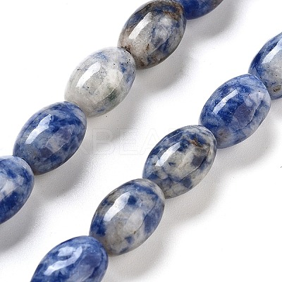 Natural Blue Spot Jasper Beads Strands G-B106-B29-01-1
