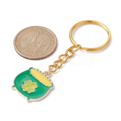 Alloy Enamel Pendant Keychain KEYC-JKC00622-03-1