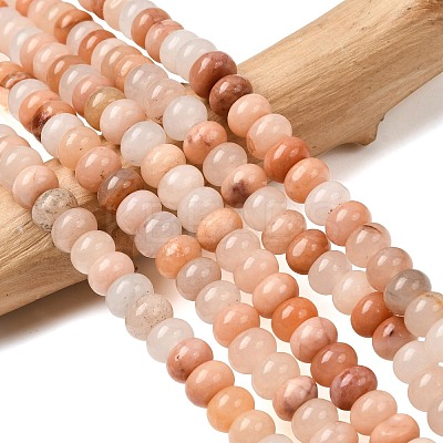 Natural Pink Aventurine Beads Strands G-A280-A32-02-1