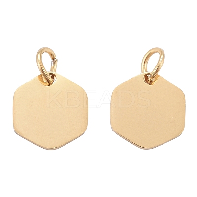 Ion Plating(IP) 304 Stainless Steel Stamping Blank Tag Charms LS-STAS-I311-24G-1