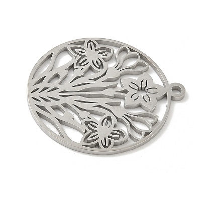 304 Stainless Steel Pendants LS-STAS-V016-14P-1