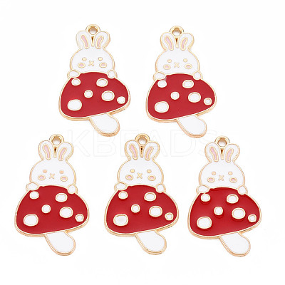 Alloy Enamel Pendants ENAM-S126-113-NR-1