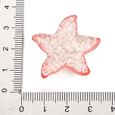 Marine Organism Theme Resin Cabochons LS-RESI-Q010-01E-1