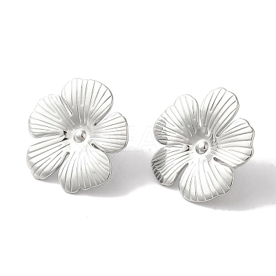 Non-Tarnish 304 Stainless Steel Stud Earrings for Women EJEW-Z303-11P-1
