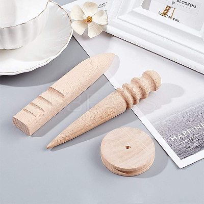 Leather Grinding Trimming Round Flat Stick/Vegetable Tanned TOOL-NB0001-33-1