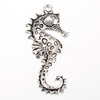 Tibetan Style Alloy Big Pendants TIBE-T003-098AS-FF-1