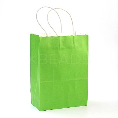 Pure Color Kraft Paper Bags LS-AJEW-G020-C-05-1