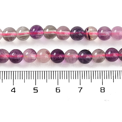 Natural Fluorite Beads Strands G-P530-B09-02-1