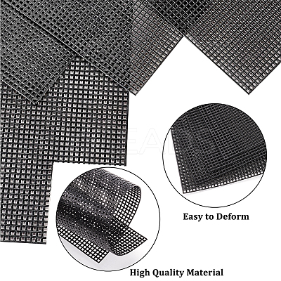 Plastic Mesh Canvas Sheet DIY-WH0030-58-1