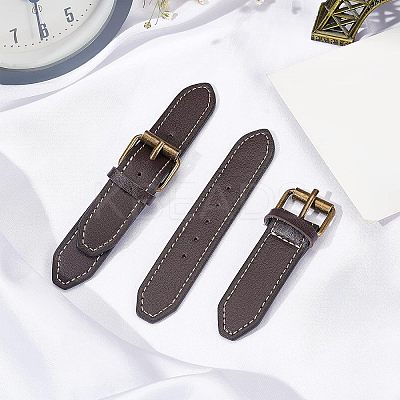 6Pcs Imitation Leather Toggle Buckle FIND-FG0001-29-1