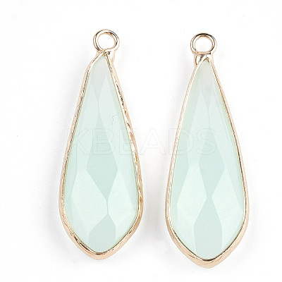 Natural Gemstone Pendants X-G-S344-21A-1
