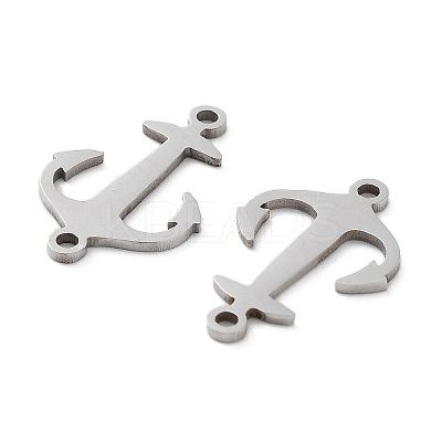 Non-Tarnish 201 Stainless Steel Connector Charms STAS-A090-24P-1