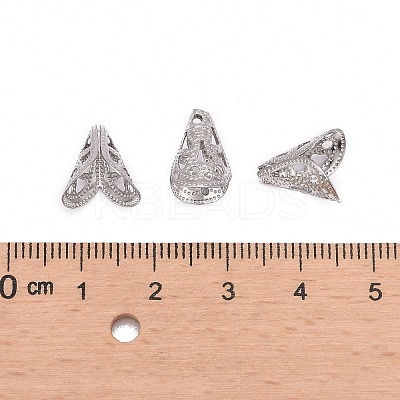 Tarnish Resistant Apetalous 316 Surgical Stainless Steel Cone Bead Caps LS-STAS-M257-02-1