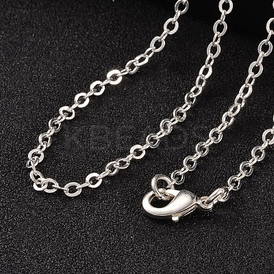 Brass Cable Chains Necklaces NJEW-JN01468-04-1