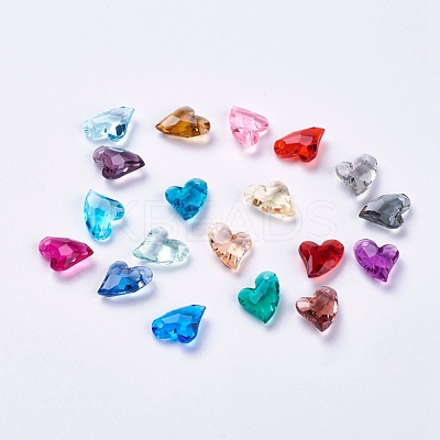 Transparent Acrylic Charms X-MACR-G055-11mm-M-1