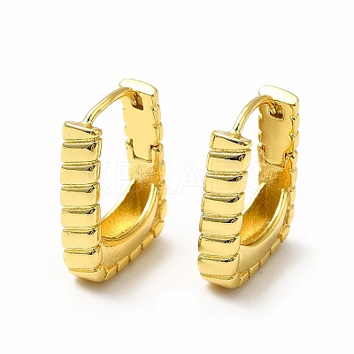 Rack Plating Brass Hoop Earrings EJEW-H093-04G-1