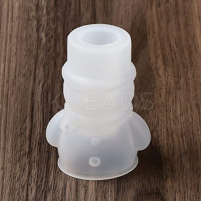 3D Christmas  DIY Candle Holder Silicone Statue Molds DIY-F144-04C-1