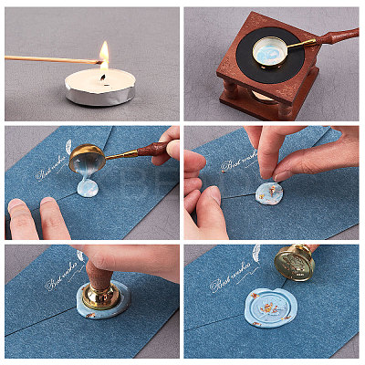 Vintage Retro Western Style Paper Envelope DIY-CP0002-48-1
