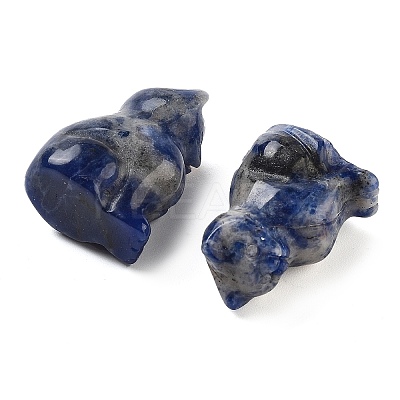 Natural Sodalite Carved Figurines DJEW-L023-B27-1