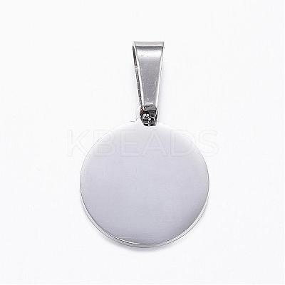 Non-Tarnish 304 Stainless Steel Pendants STAS-H355-15P-1