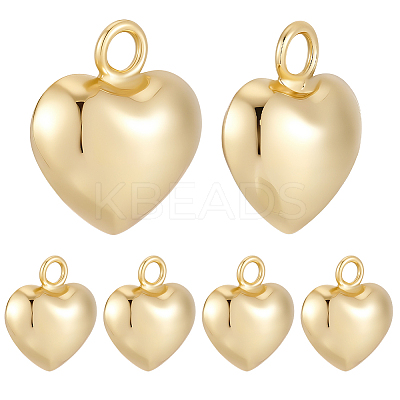 10Pcs Brass Pendants KK-BBC0025-54-1