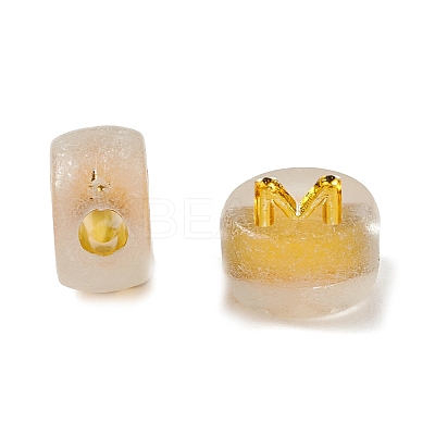 Luminous Transparent Acrylic Beads OACR-P037-01B-M-1