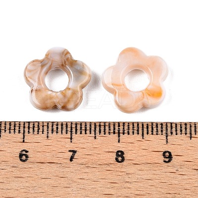 Gradient Color Transparent Acrylic Beads OACR-N137-49D-1