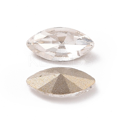 Glass Rhinestone Cabochons GGLA-P002-03C-09-1