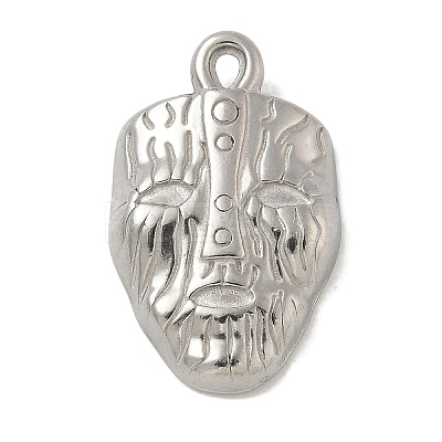 Anti-Tarnish 304 Stainless Steel Pendants STAS-Q334-61P-1