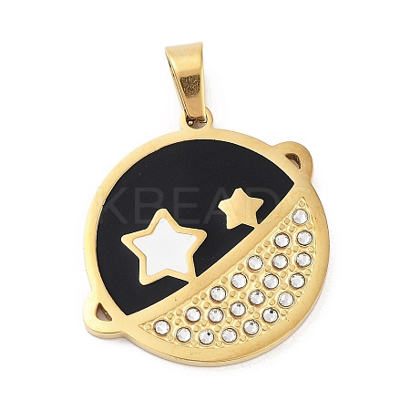 304 Stainless Steel Charms STAS-M341-02G-04-1