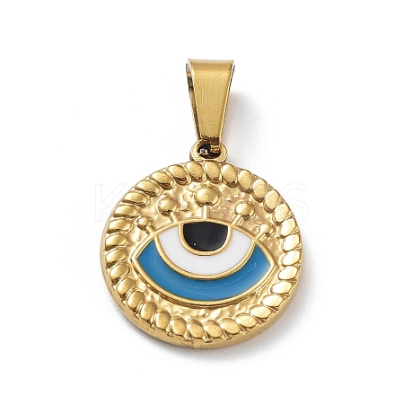 Ion Plating(IP) 304 Stainless Steel Pendants LS-STAS-Q311-01G-06-1