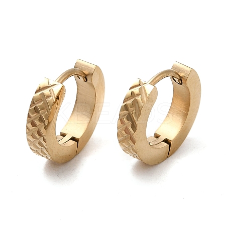 304 Stainless Steel Hoop Earrings EJEW-Q781-01G-1