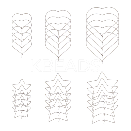 304 Stainless Steel Hoop Earring Findings STAS-UN0017-02P-1