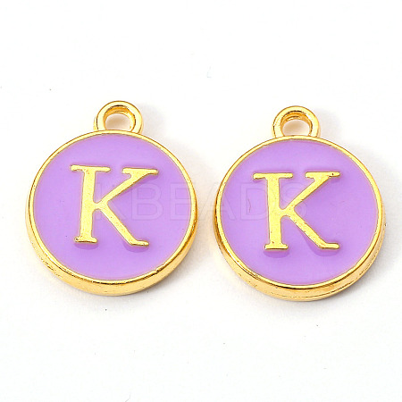 Golden Plated Alloy Enamel Charms LS-X-ENAM-S118-10K-1