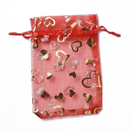 Organza Drawstring Jewelry Pouches LS-OP-I001-B05-1