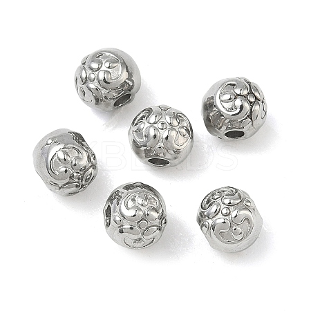 304 Stainless Steel Beads STAS-D204-46P-1