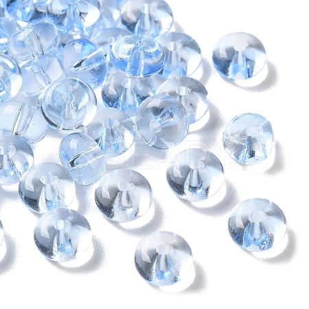 Baking Paint Transparent Glass Beads DGLA-S116-01I-1