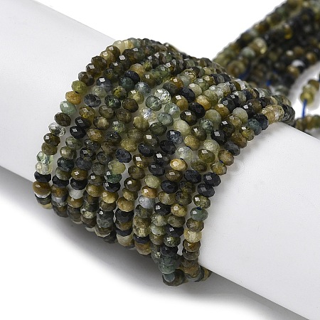 Natural Green Tourmaline Beads Strands LS-G-RM241221-O13-1