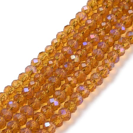 Electroplate Glass Beads Strands EGLA-A034-T8mm-L01-1