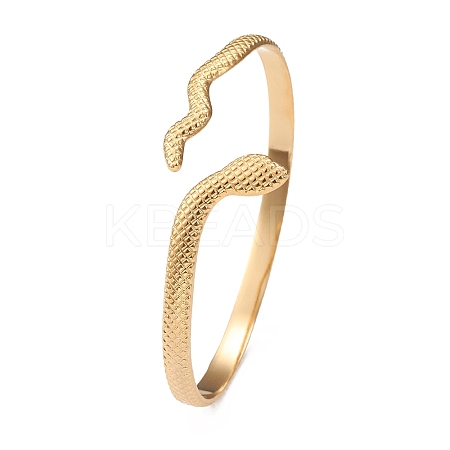 304 Stainless Steel Bangles LS-BJEW-P290-01G-1